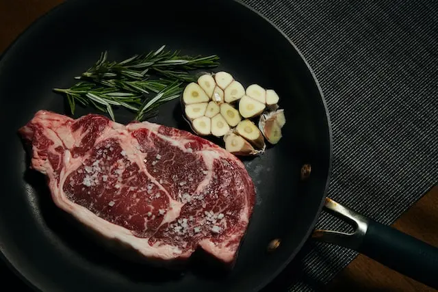 Pan-seared ribeye